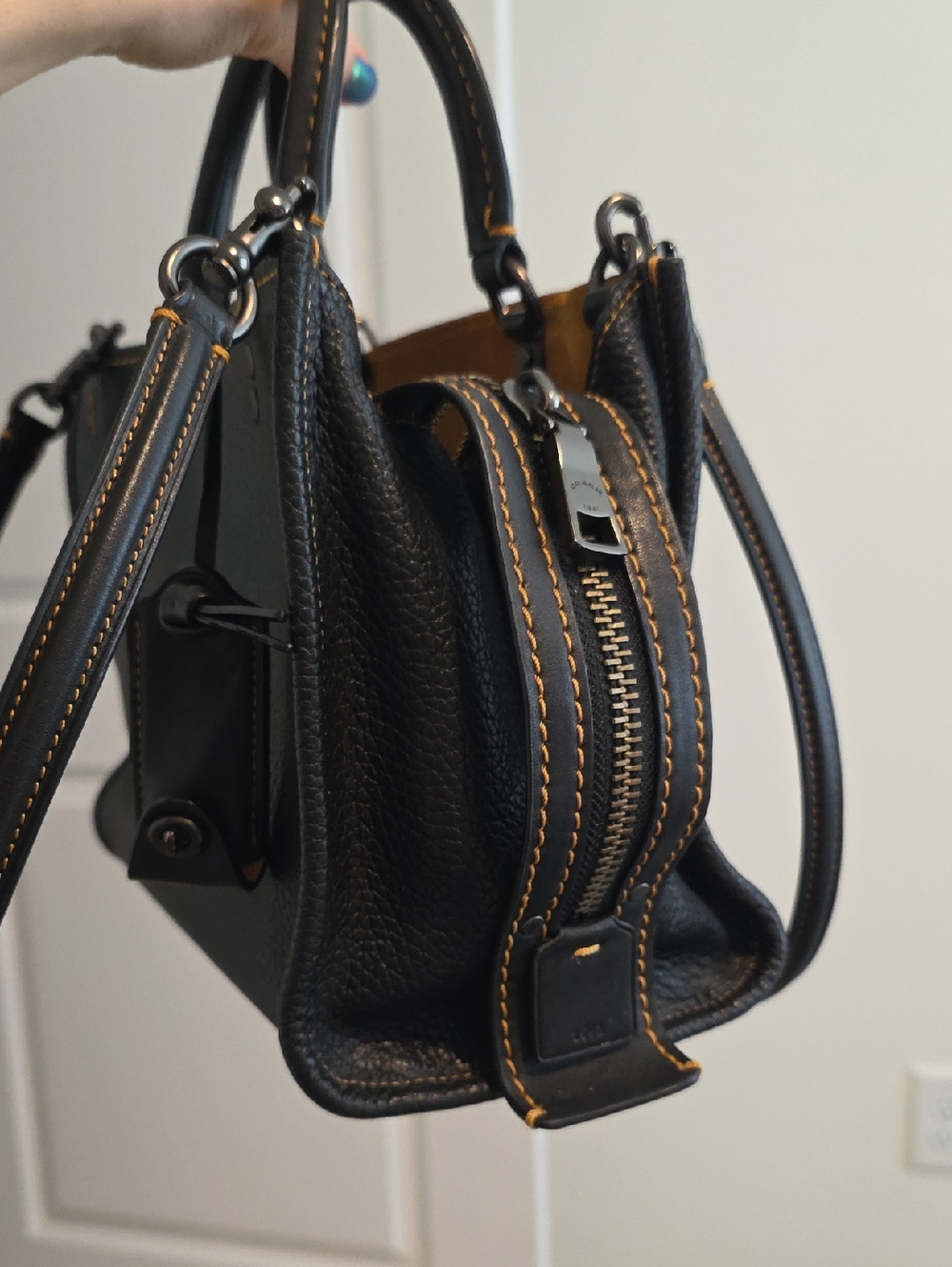 Coach Rogue 25 Pebbled Black Leather - Picture 16 of 16